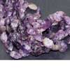 Natural Top Quality Rough Amethyst Coin Hammered Nugget Beads Strandy Length is 11.5 Inches & Sizes from 16.6mm to 20.85mm Approx.
